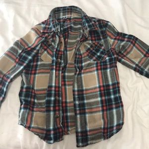 Boys plaid button up